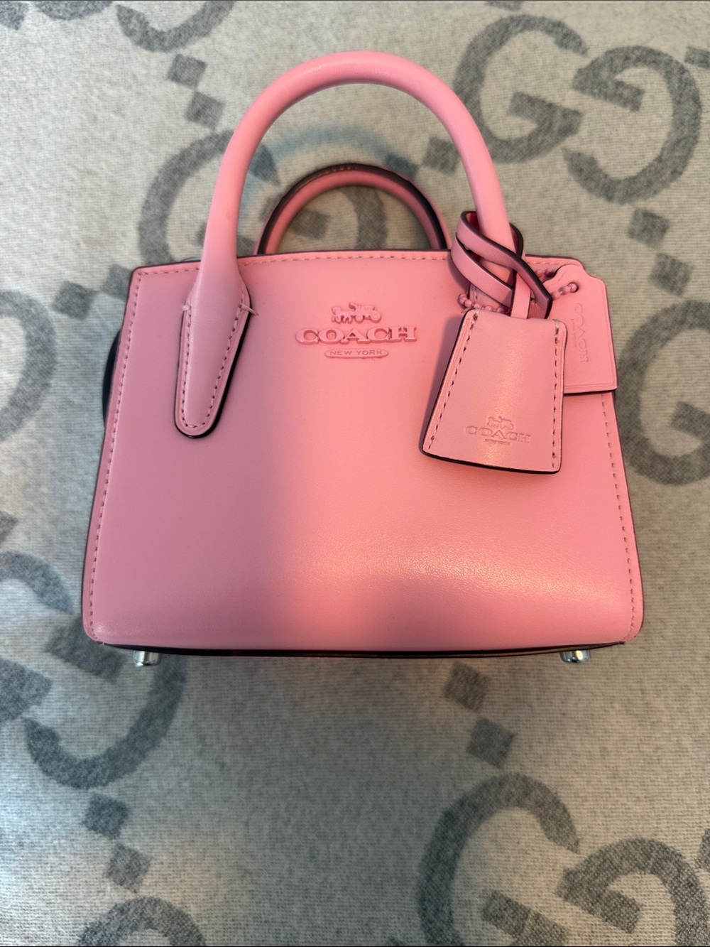 Coach Pink Mini Leather Satchel